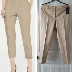 TOMMY HILFIGER Women's Radcliffe Cropped Pant Color Khaki Size 8